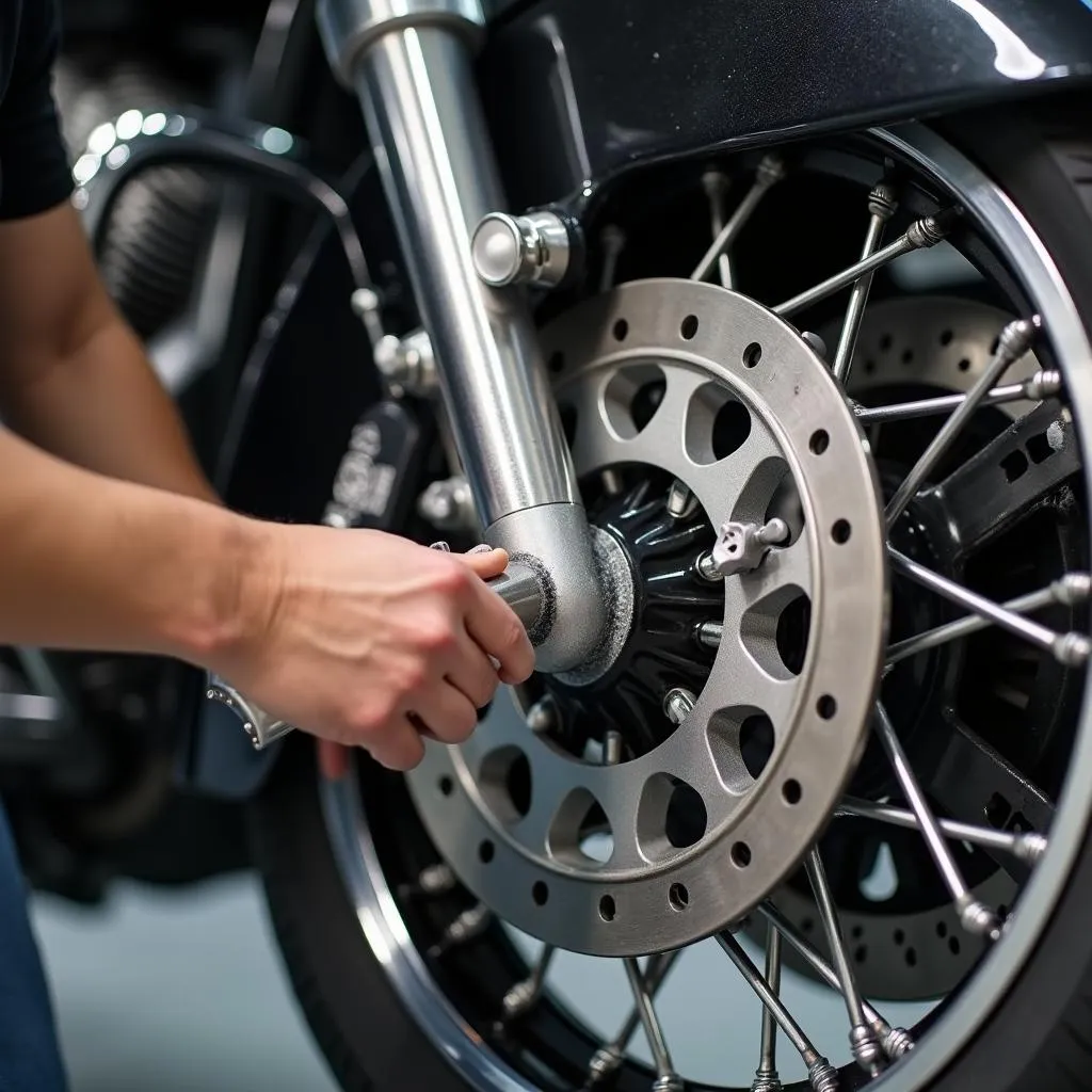 Motorcycle Wheel Detailing