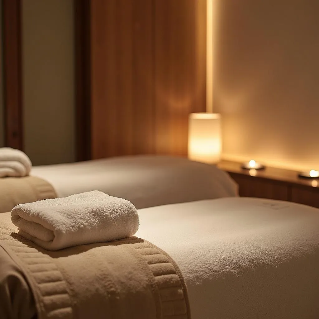 Luxurious treatment room at Nature Touch Spa Worli