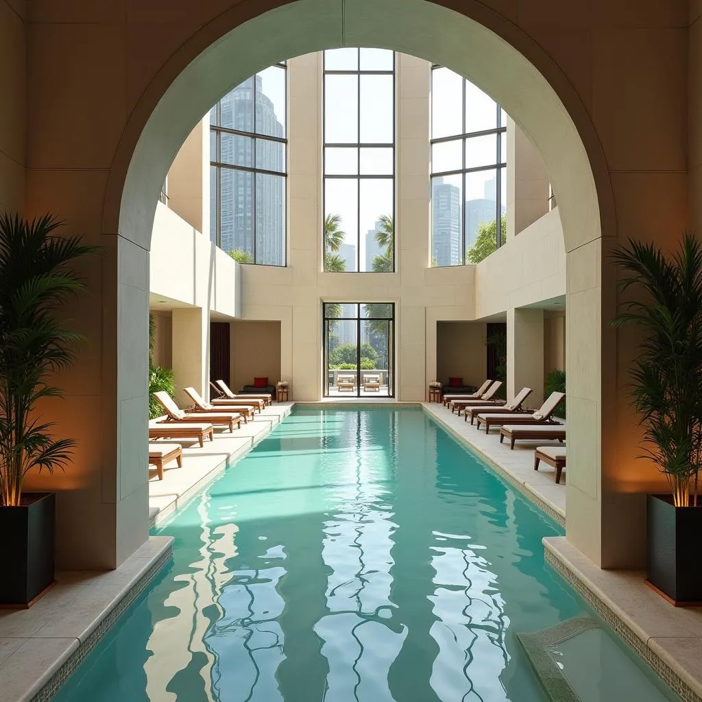 Relaxing facilities at The Peninsula Shanghai Spa