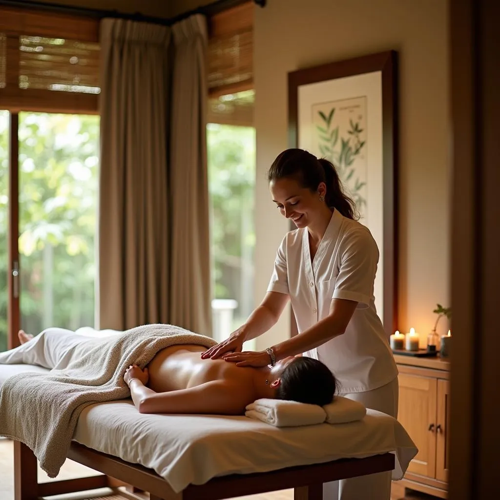 Relaxing Massage Therapy at Eco Eridania Spa