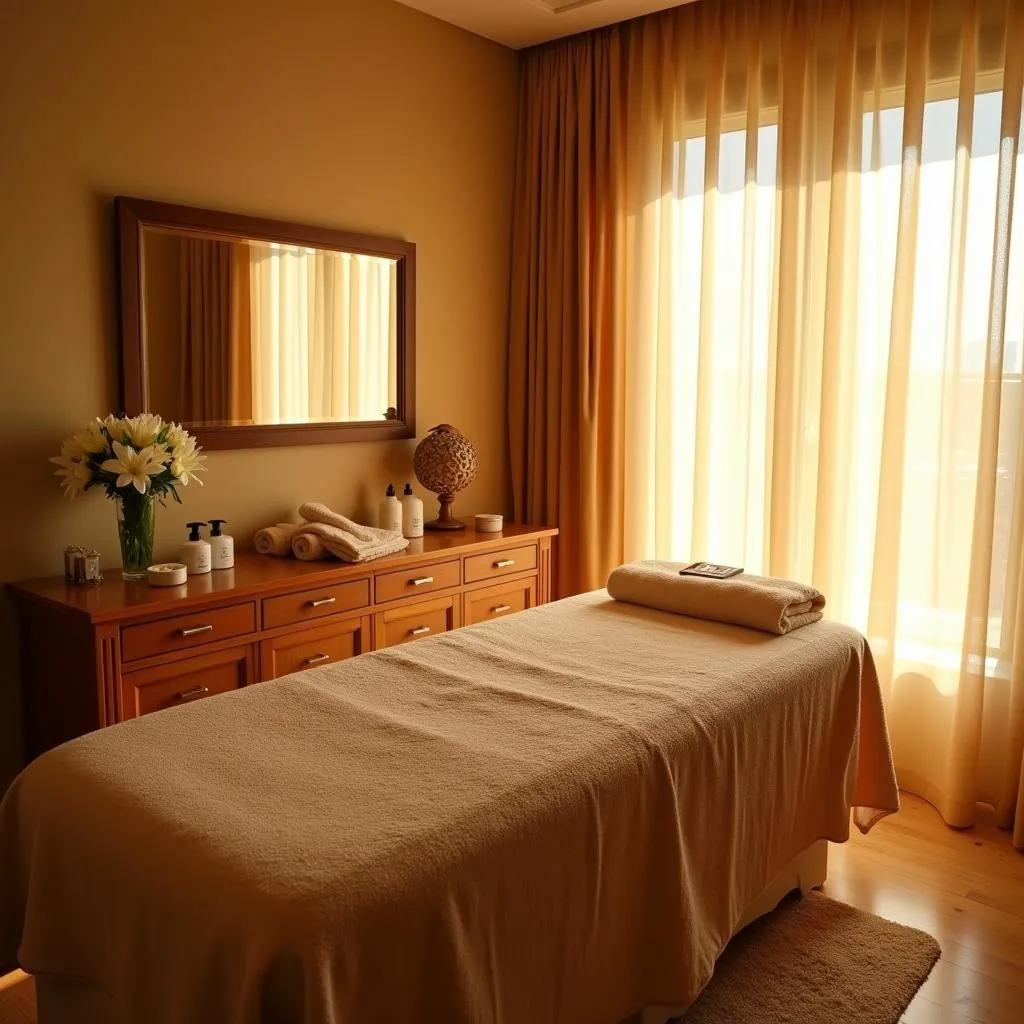 Serene Spa Treatment Room