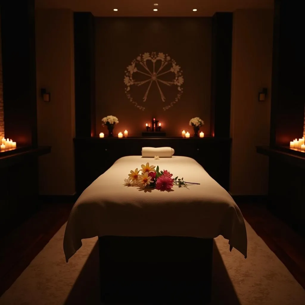 Serene Spa Treatment Room at Fair House