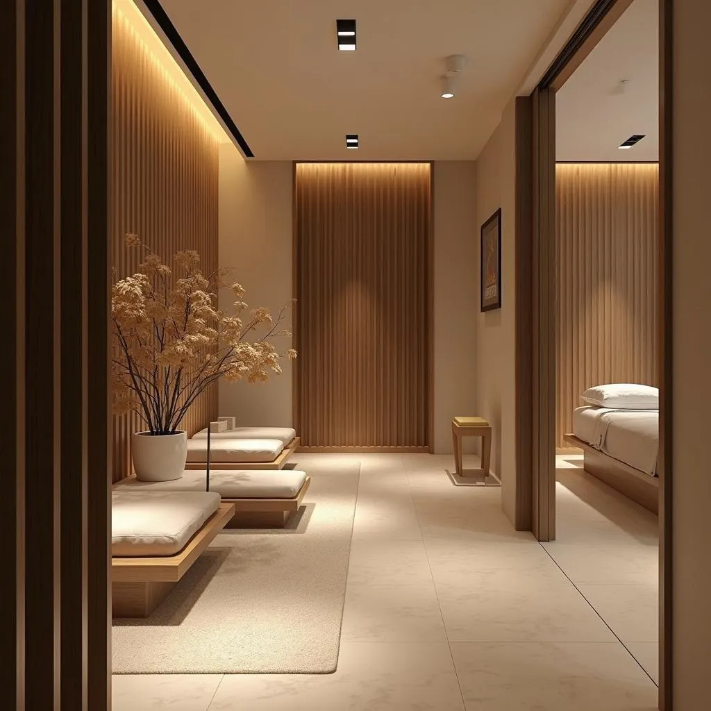 Serene Spa Interior in Somnath Commercial