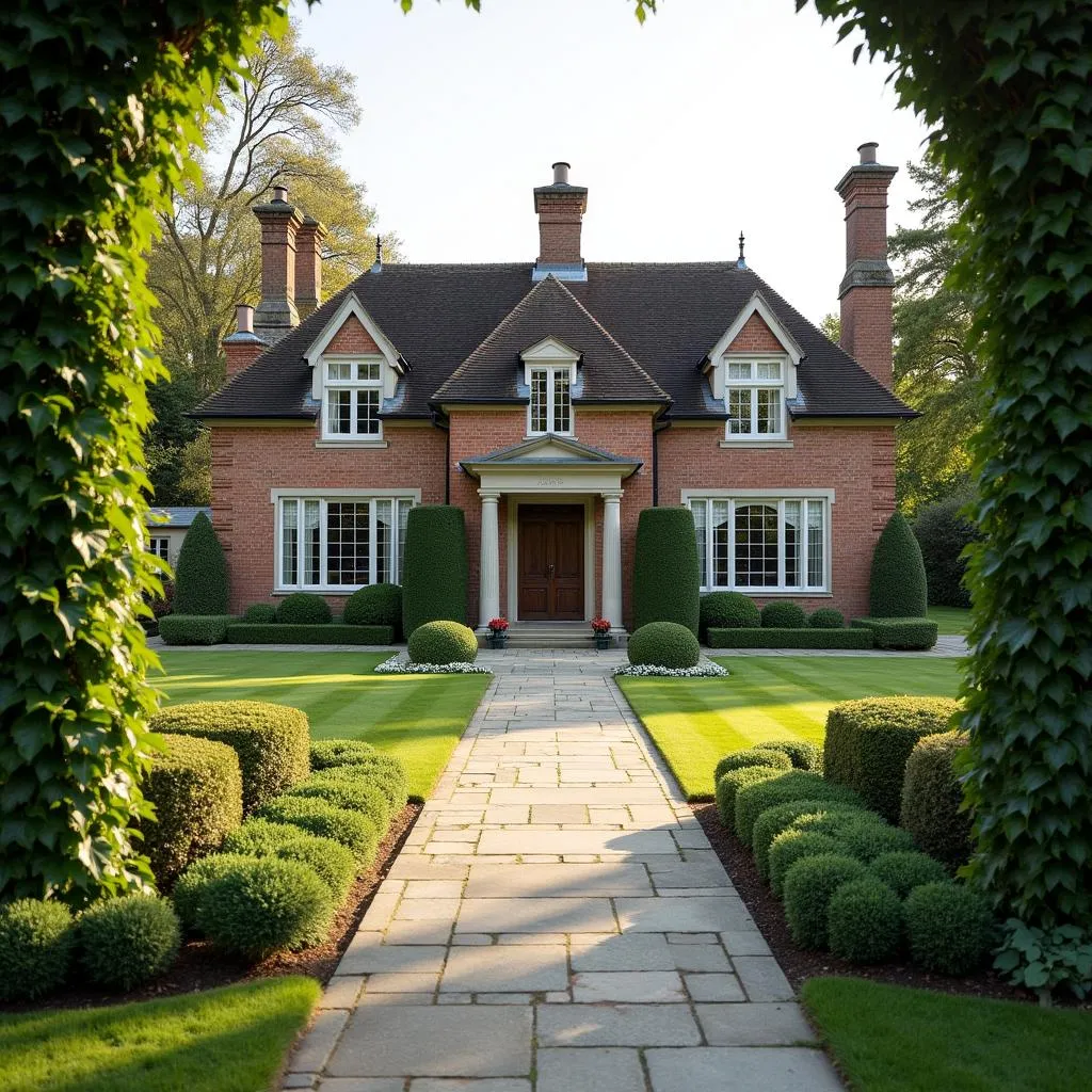 Picturesque Exterior of South Lodge Spa