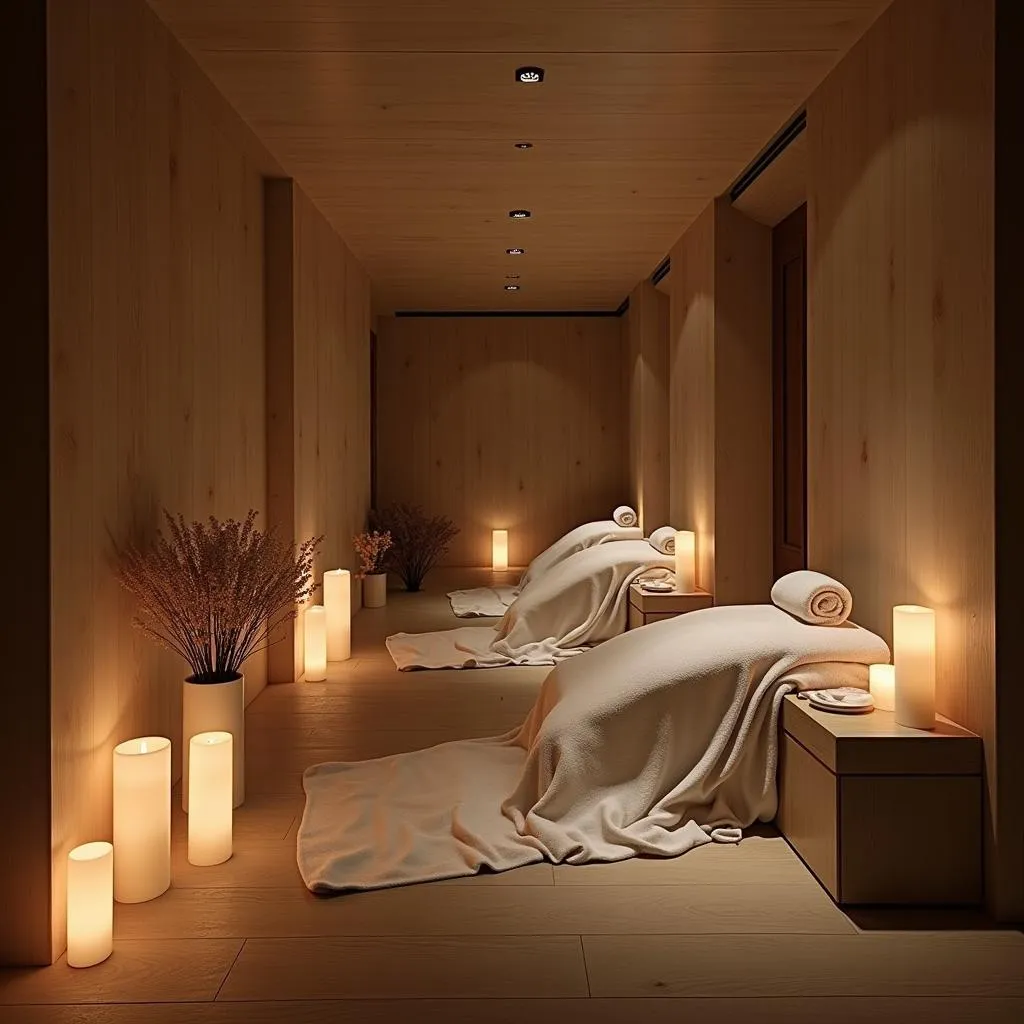 Spa Interior with Calming Ambiance and Decor