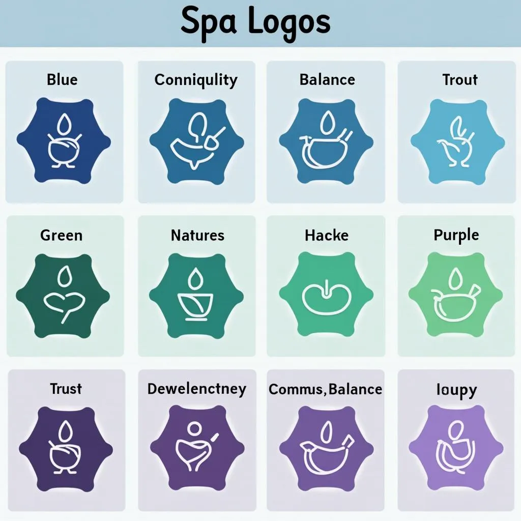 The Psychology of Color in Spa Logos