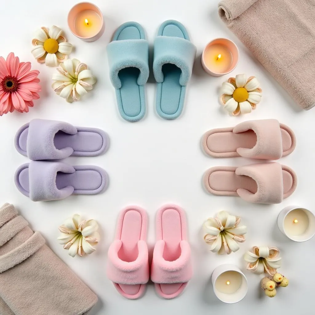 Spa Slippers Color Options