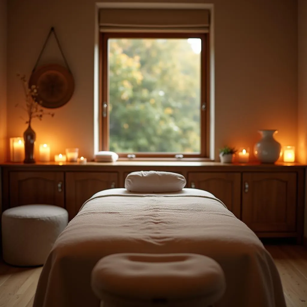 Tranquil Spa Treatment Room in the UK