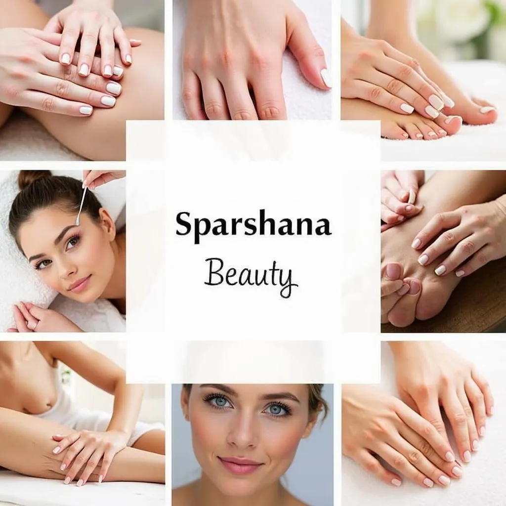 Variety of beauty salon services offered at Sparshana