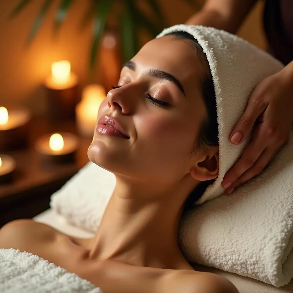 Relaxing spa treatment in Tamil Nadu