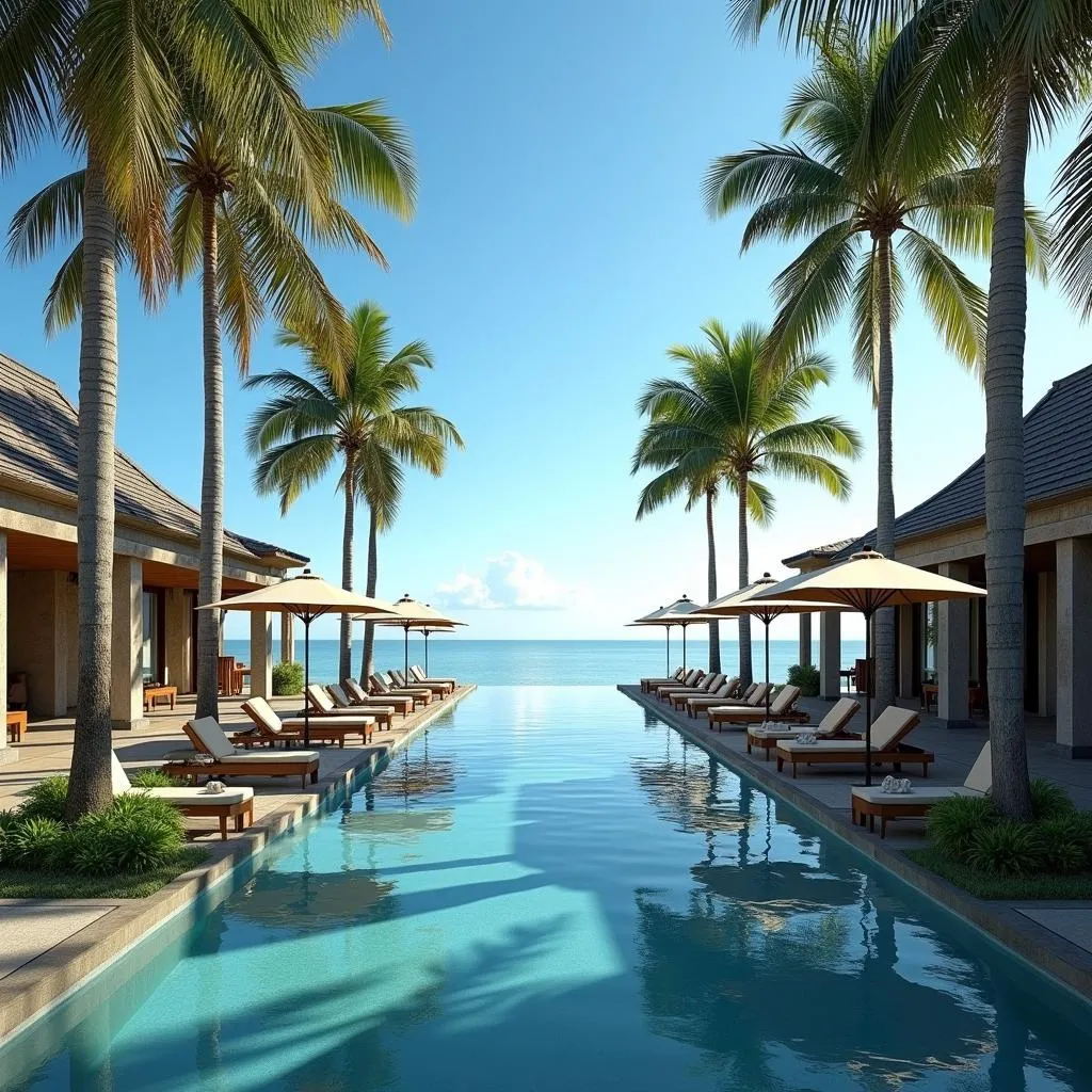 Lagoon pool at The Laguna, a Luxury Collection Resort & Spa, Bali