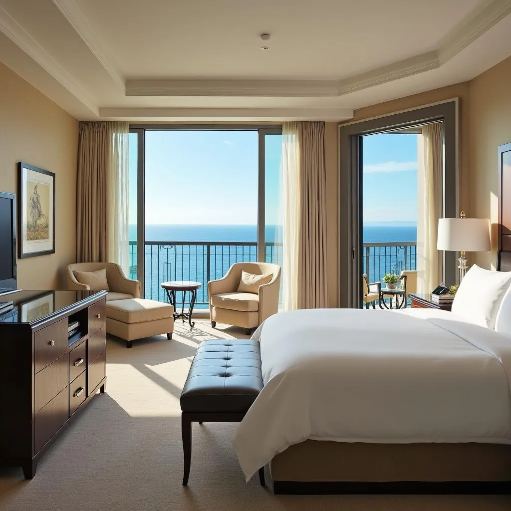 Ocean view suite at The Laguna, a Luxury Collection Resort &amp; Spa, Bali