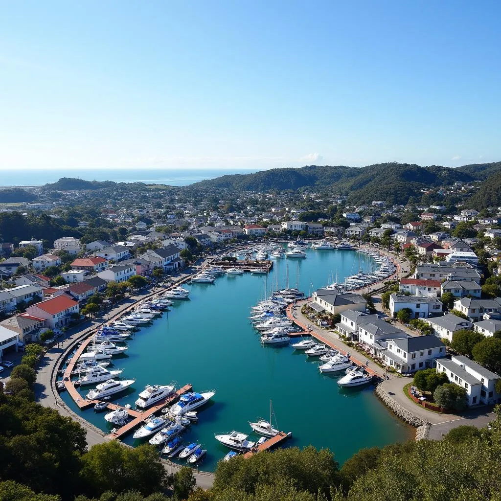 Scenic view of Torquay Harbor