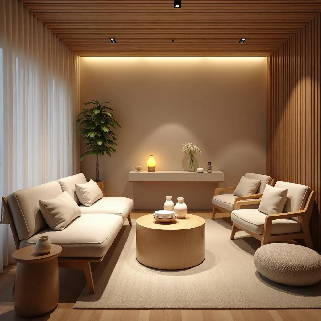 Serene Relaxation Room in Vancouver Spa