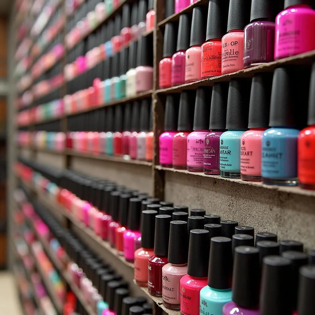 Extensive Nail Polish Collection