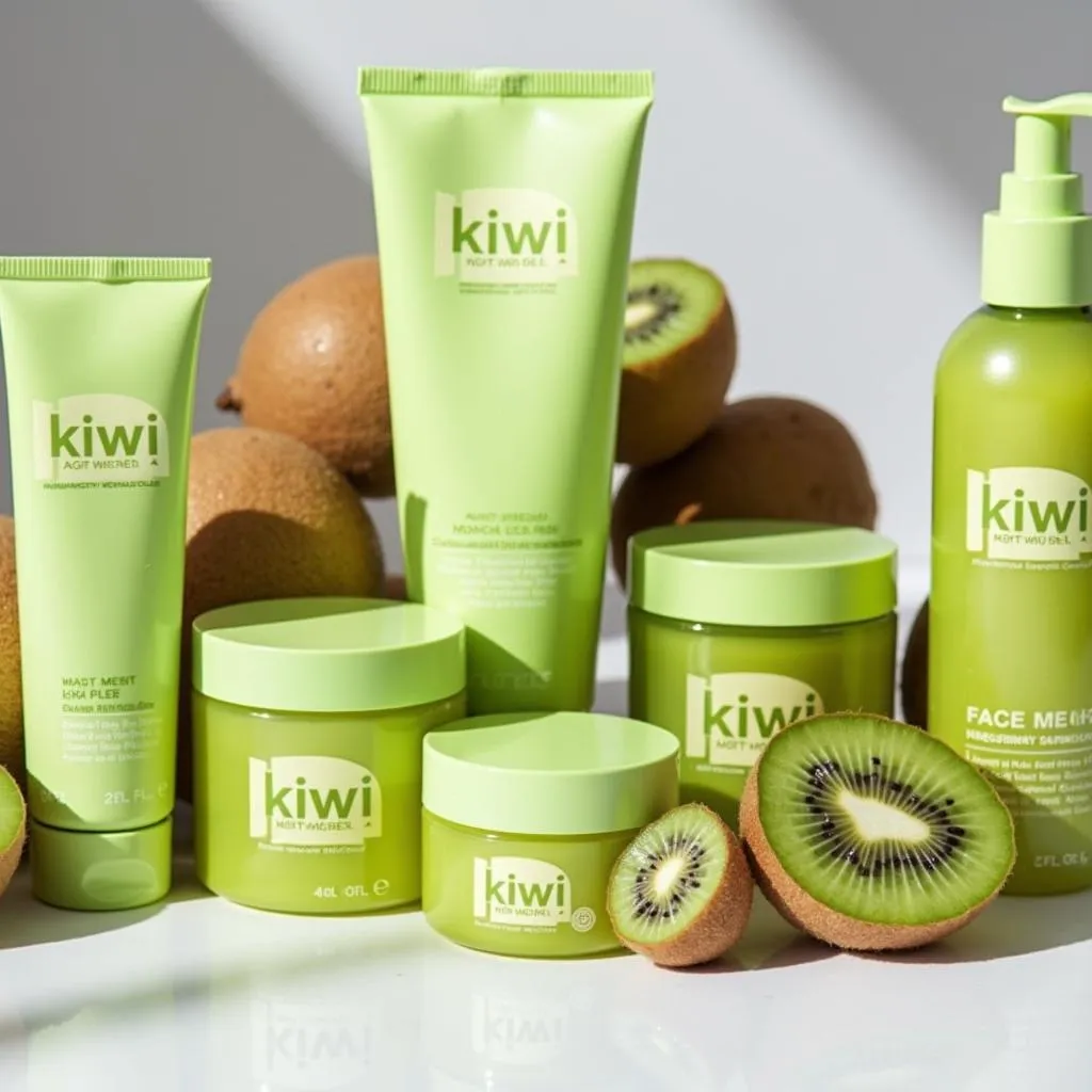 Various Kiwi Skincare Products