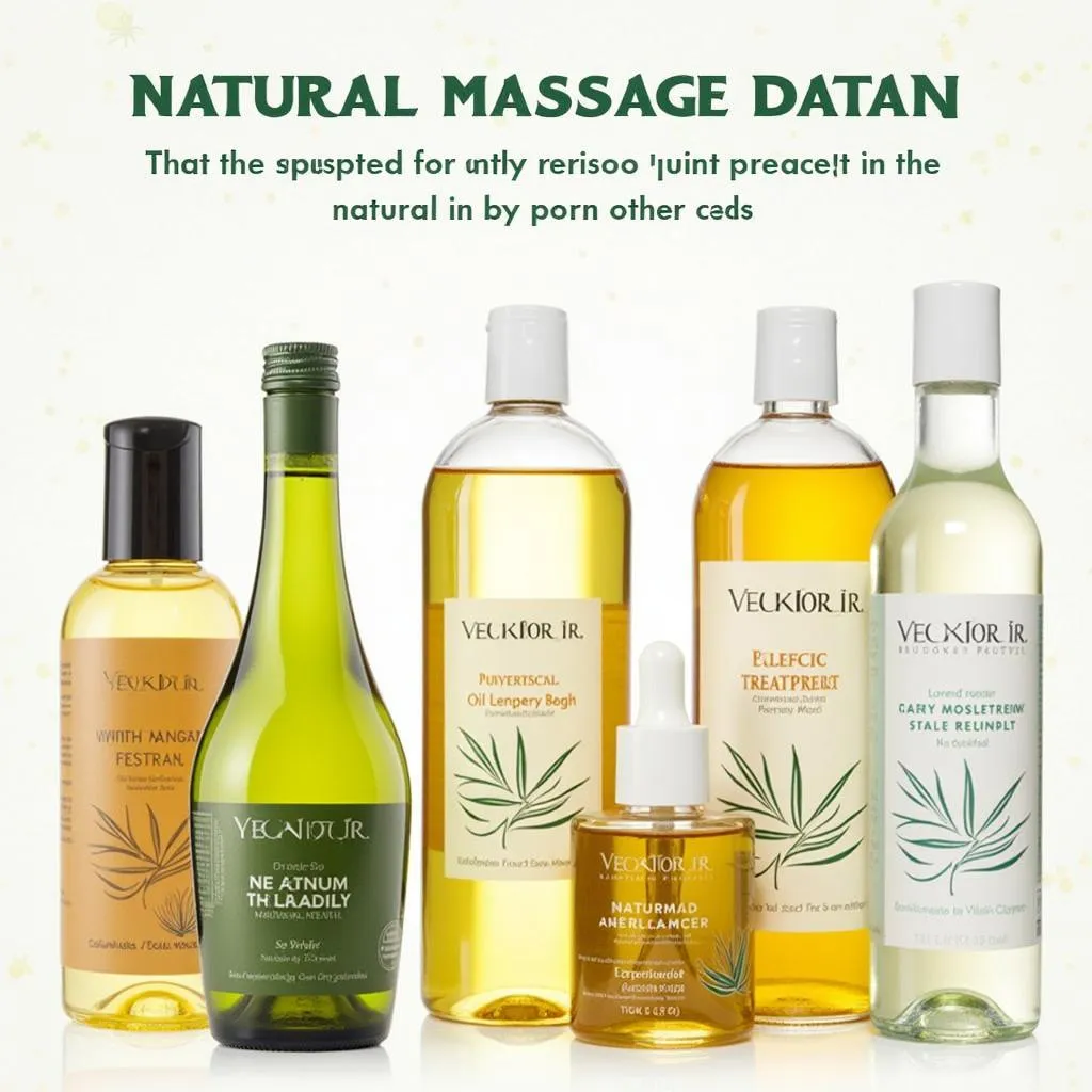 High-Quality Massage Oils Used in Our Treatments