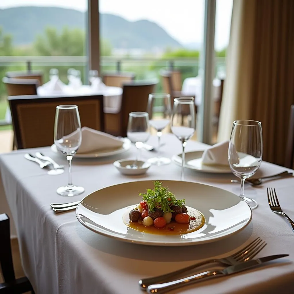 Elegant dining experience at Winsome Resort &amp; Spa