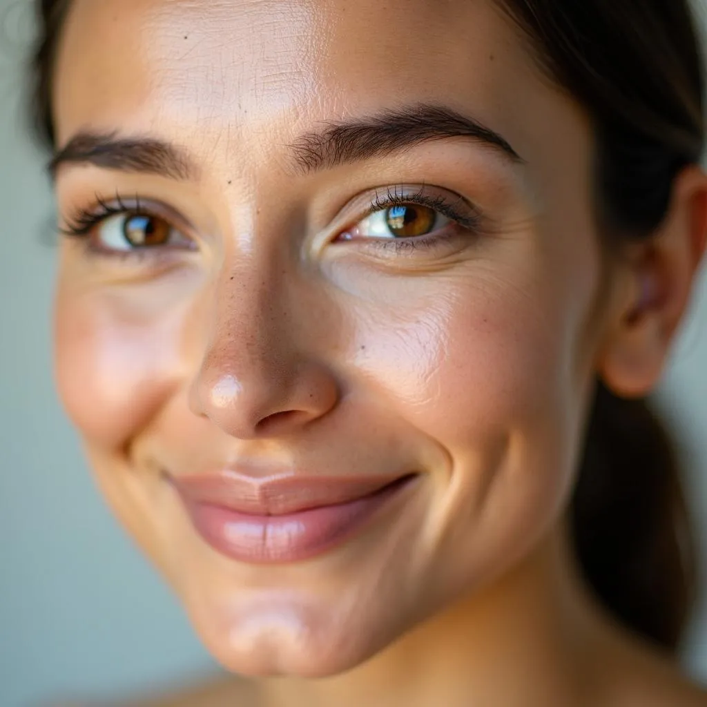 Woman Relaxed After Moroccan Spa