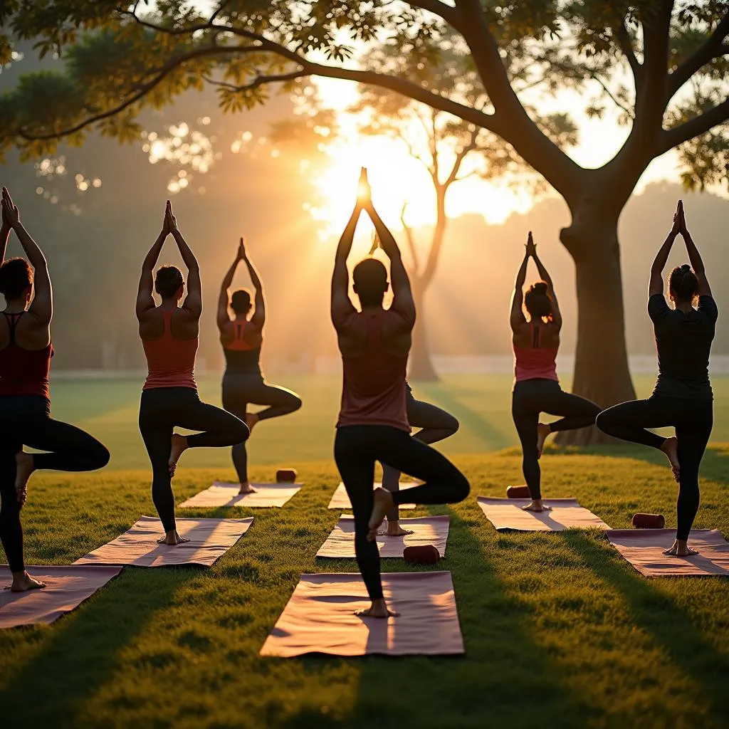 Yoga Session at Agni Vedic Village