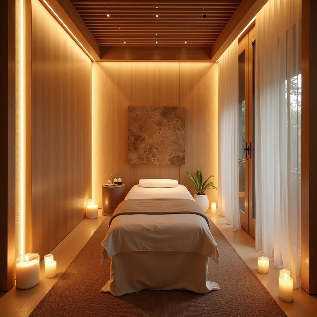 Relaxing 360 Spa Treatment Room