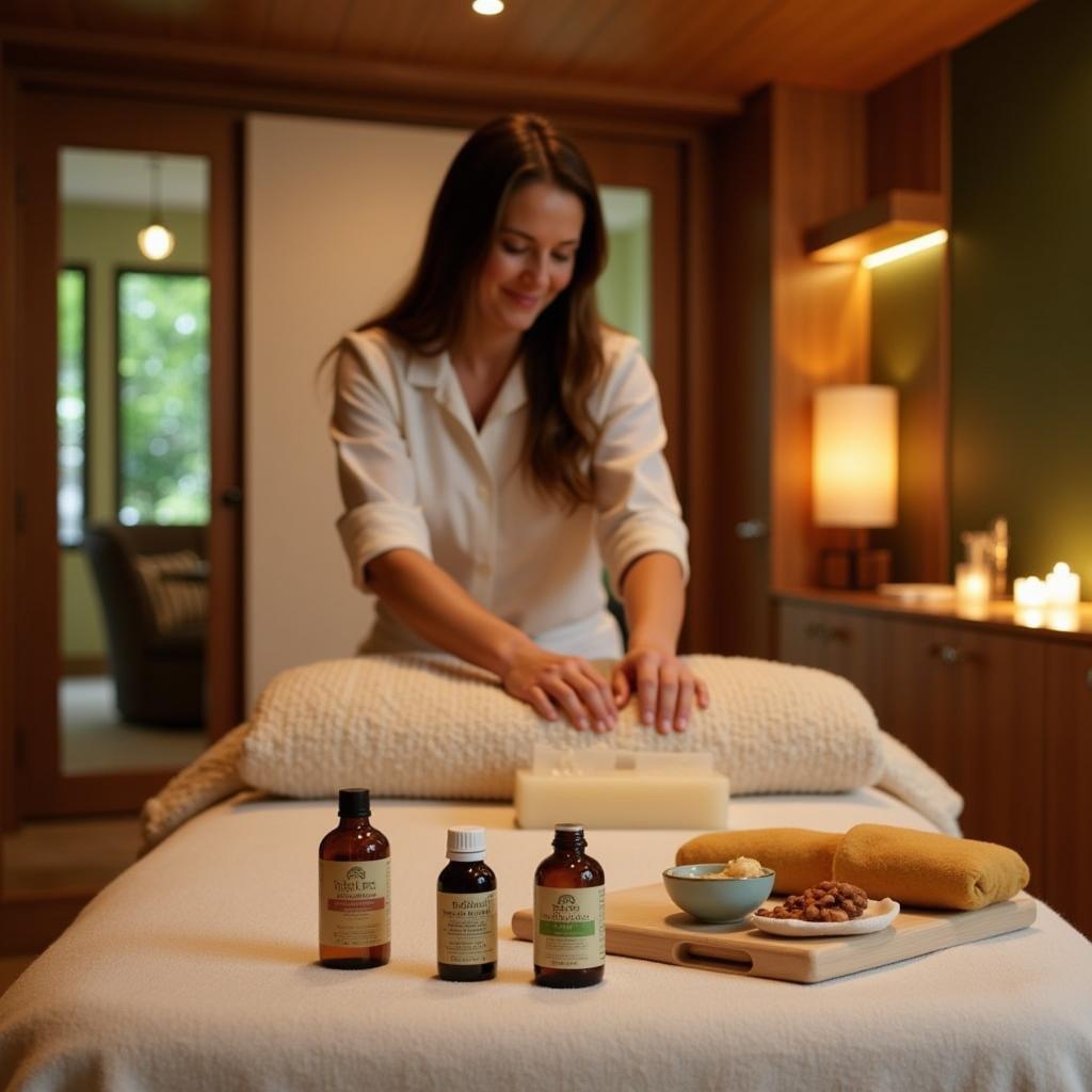 Massage Therapy at Aanari Hotel Spa Mauritius