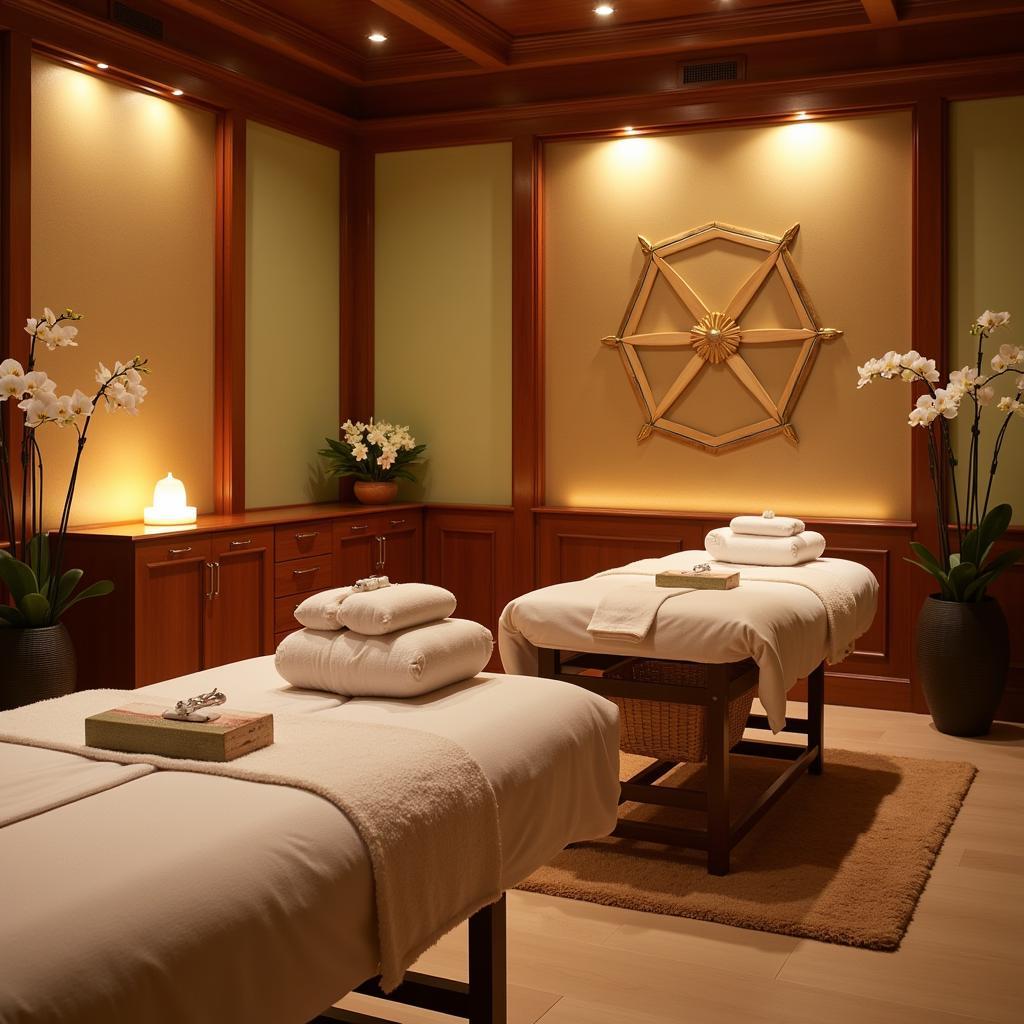 Tranquil Massage Room at Aaroh Thai Spa