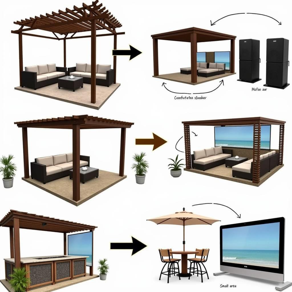 Abri Spa Pergola Accessories