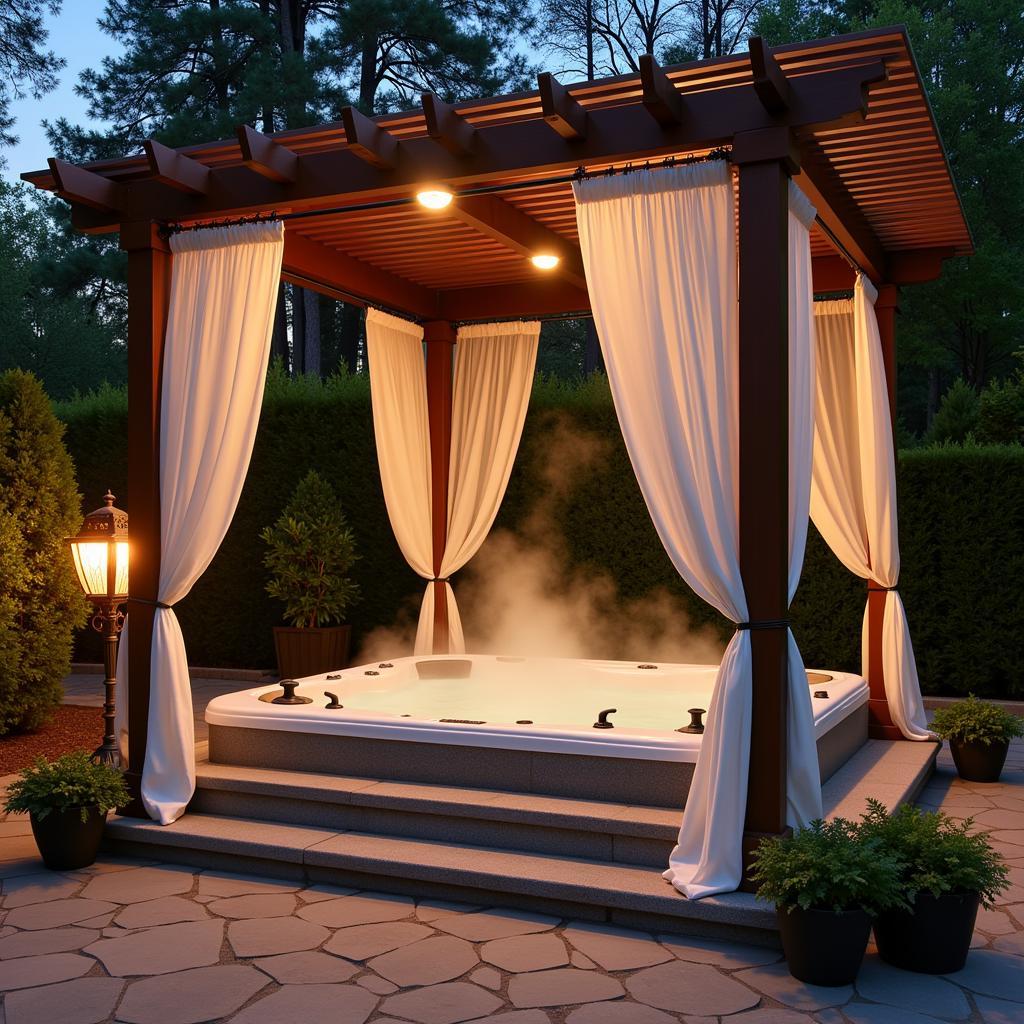 Abri Spa Pergola Ambiance Ideas