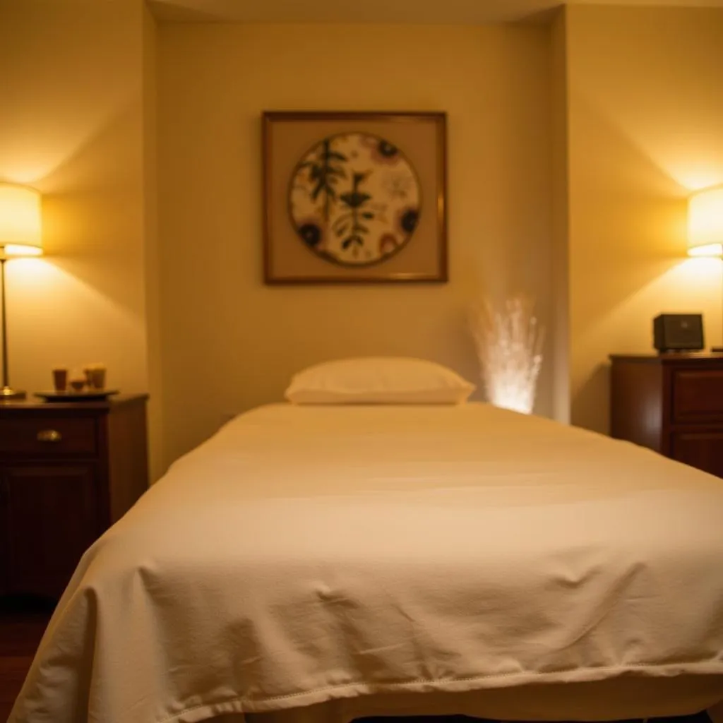 Luxurious spa treatment room at an Accord Hotel