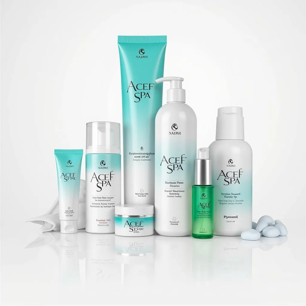 A diverse range of Acef Spa products.