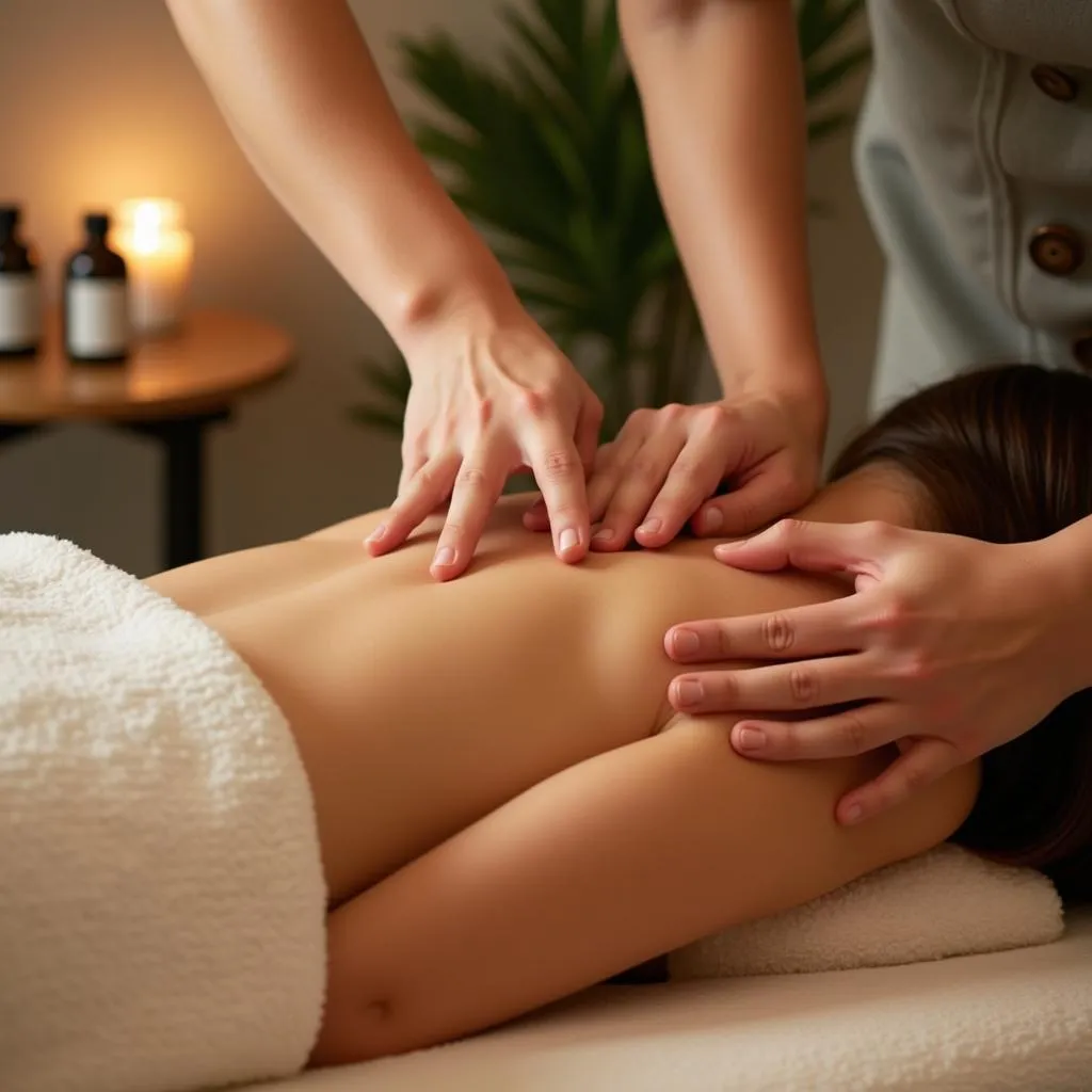 Relaxing spa treatment at Addiction Spa