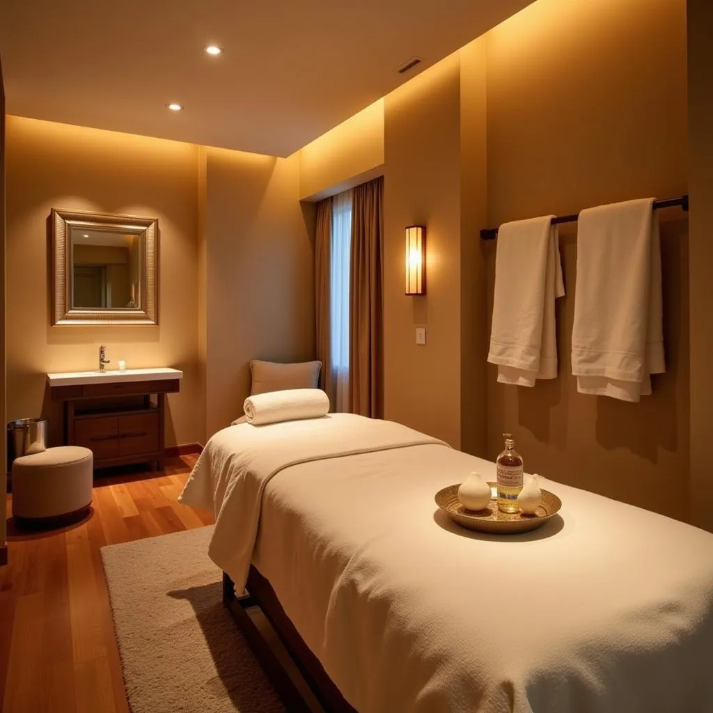 Luxurious Spa Treatment Room in Ahmedabad