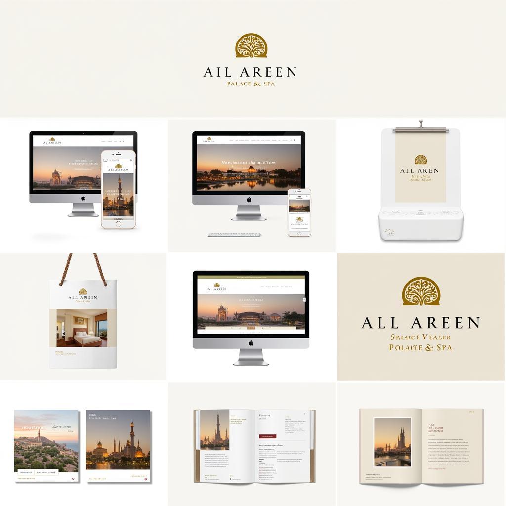 Al Areen Palace & Spa Logo Branding Consistency