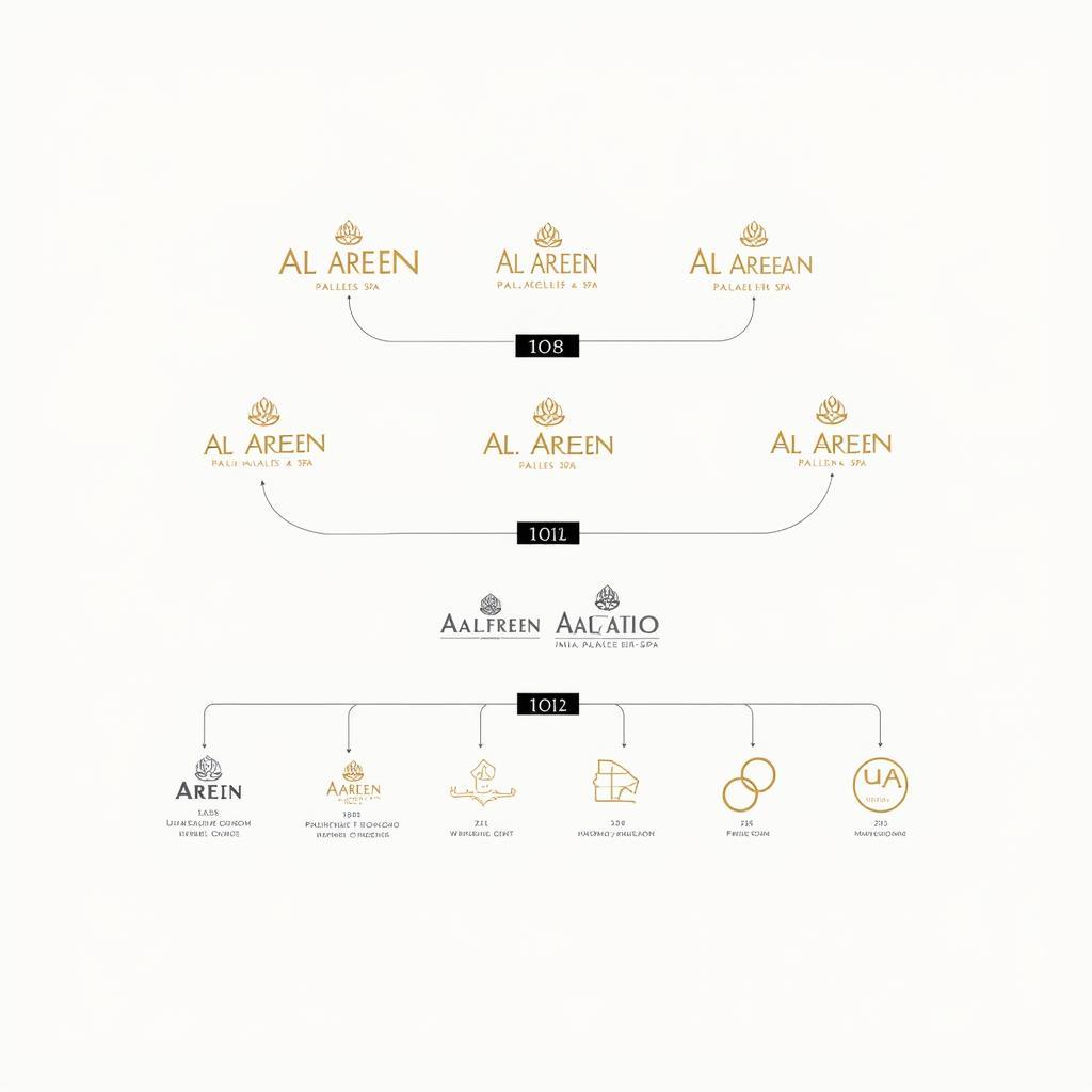 Al Areen Palace & Spa Logo Evolution Over Time