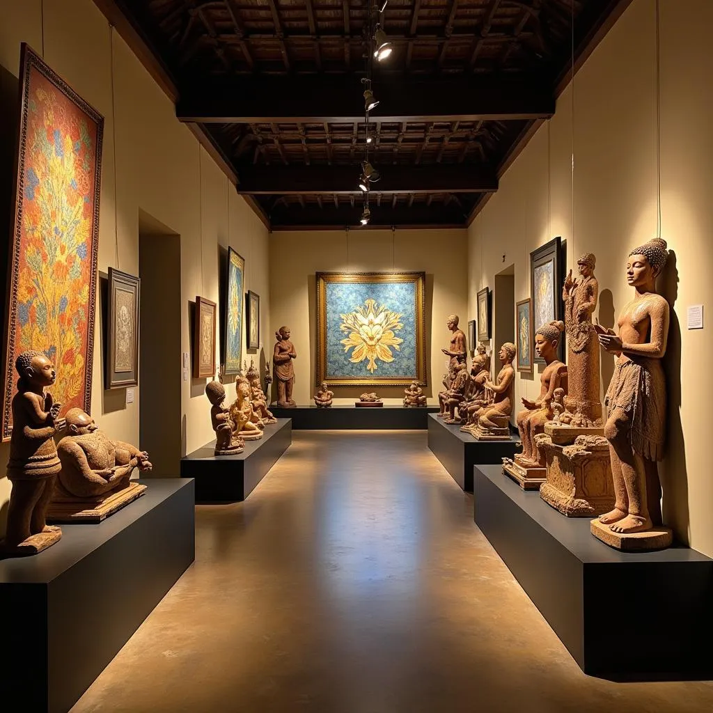 Alam Puri Art Museum interior