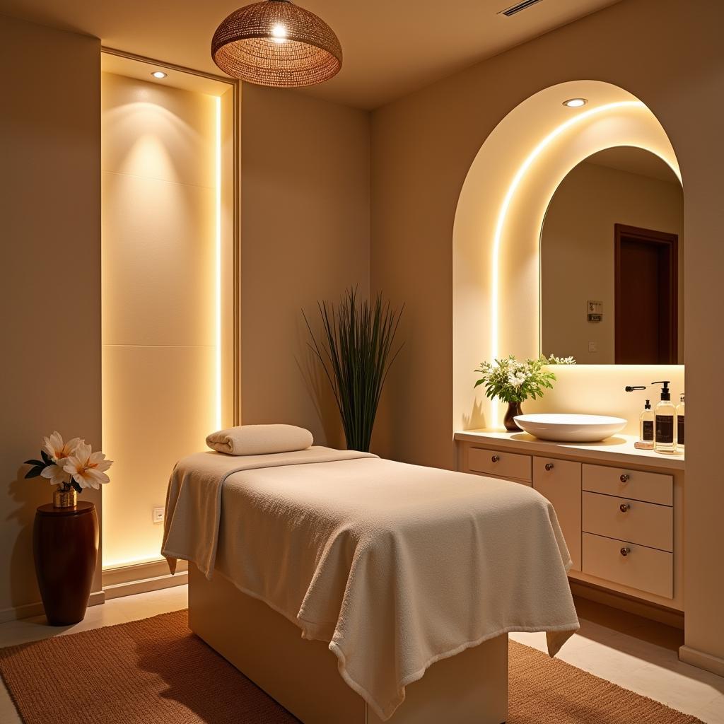 Relaxing Albane Spa Treatment Room