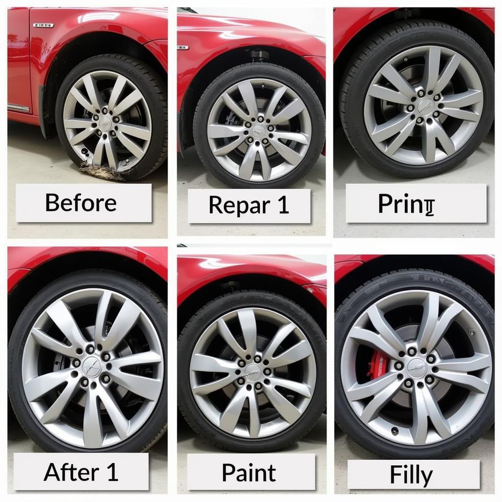 Alloy Wheel Refurbishment Process in Leamington Spa