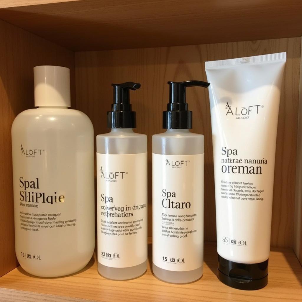 Natural Spa Products at Aloft Bangalore