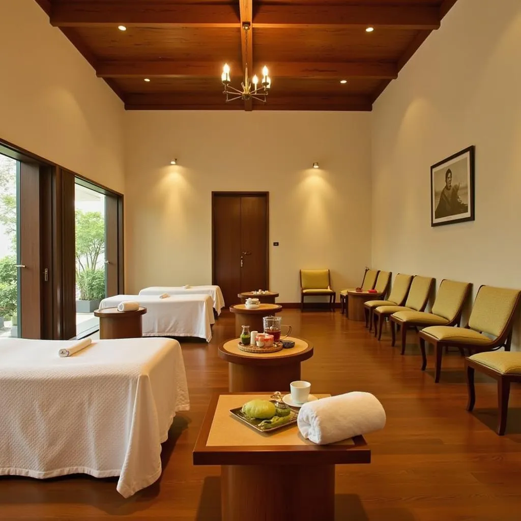 Tranquil relaxation area at Amoda Spa Guwahati