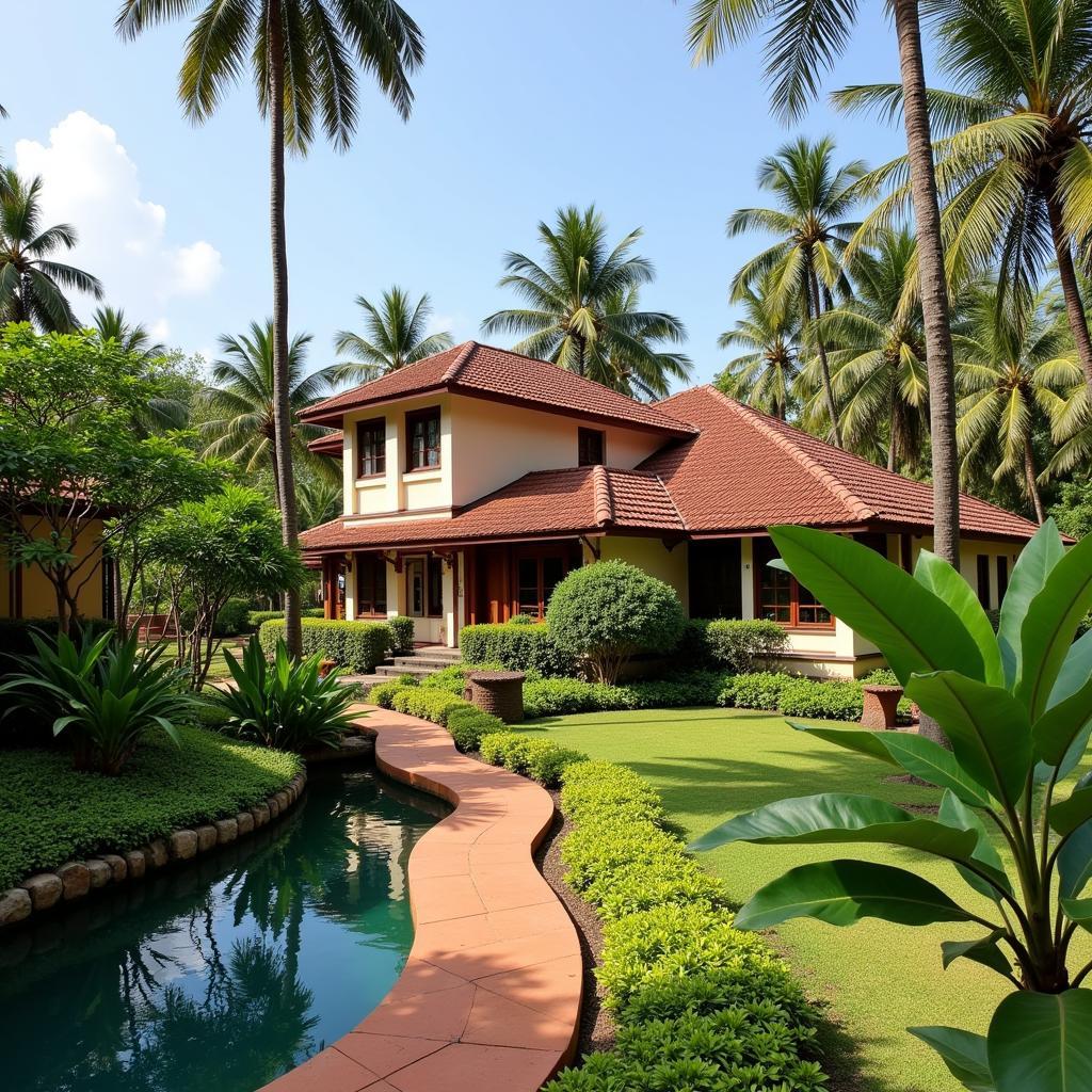 Tranquil setting of Amritara Aura Spa Retreat