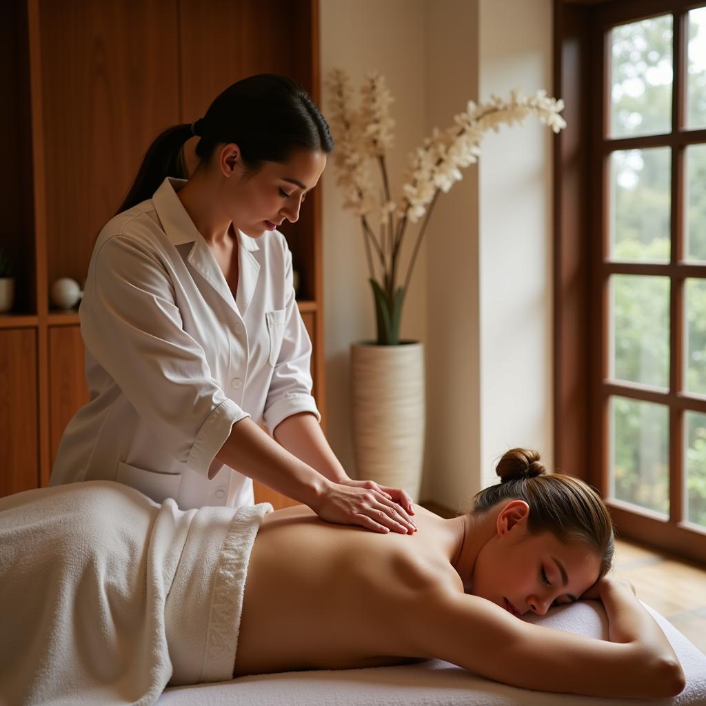 Relaxing Massage Therapy at Anadolu Yakası Spa