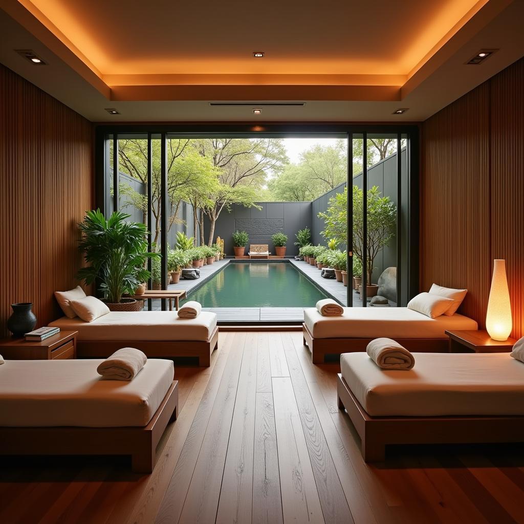 Tranquil Relaxation Area in an Anadolu Yakasi Spa