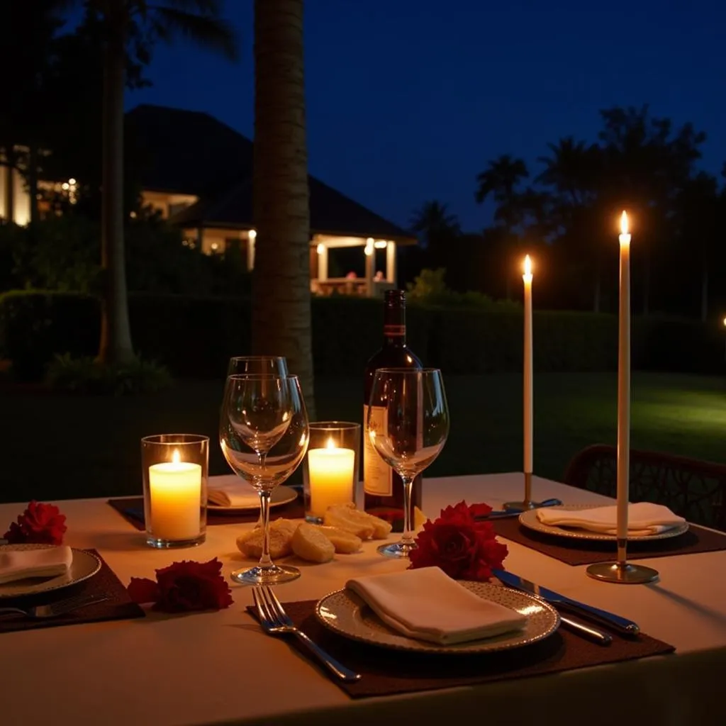 Romantic dining experience at Anantara Si Kao Resort &amp; Spa