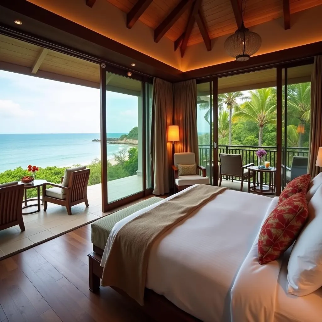 Luxurious room with ocean view at Anantaya Resort