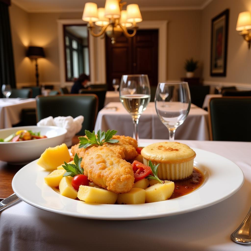 Traditional British Lunch at Angel Hotel Leamington Spa