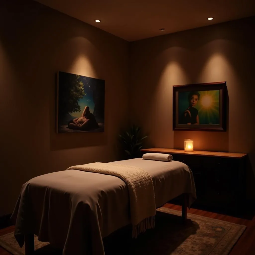 Serene Angel Massage Spa Setting