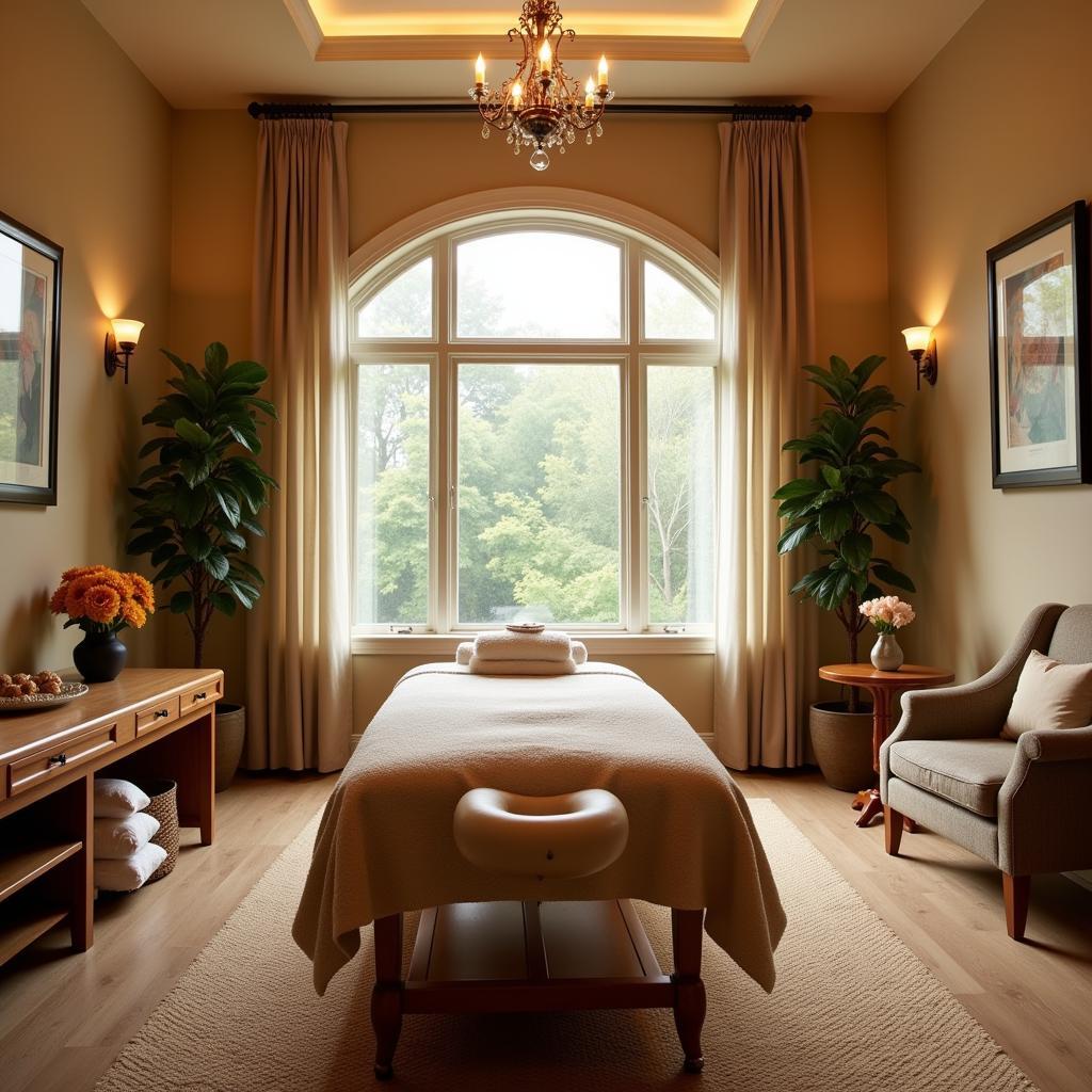 Serene Treatment Room at Angela Marie Spa