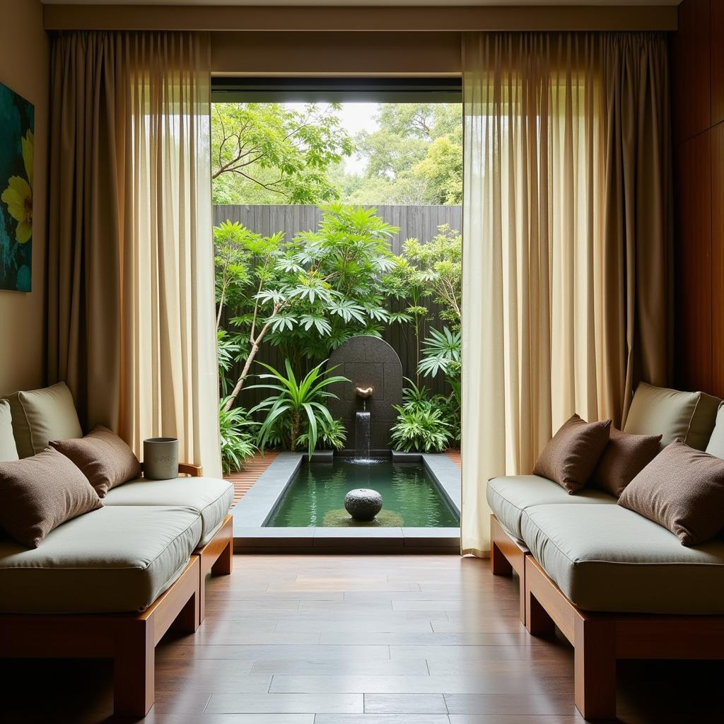 Tranquil Oasis Area at Angsana Spa UB City