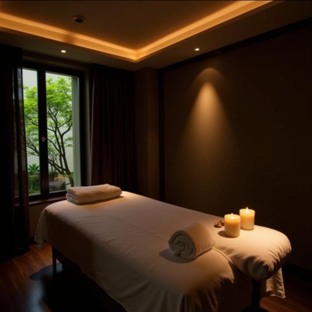 Serene Treatment Room at Angsana Spa UB City